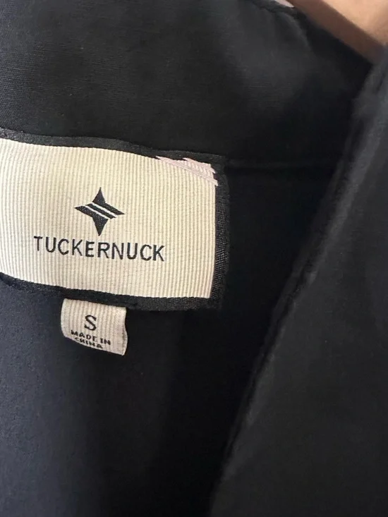 TUCKERNUCK Black Celeste Top Sleeveless Swing Blouse Cotton Size Small - Picture 7 of 9